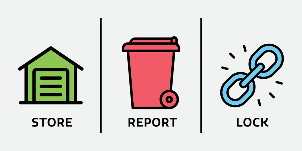 Store, Report, Lock Carts